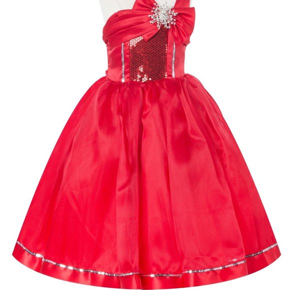 Toddler Girl Dress Sequin Wedding Holiday Pageant Dance Flower Girl Dress gown - Picture 2 of 4